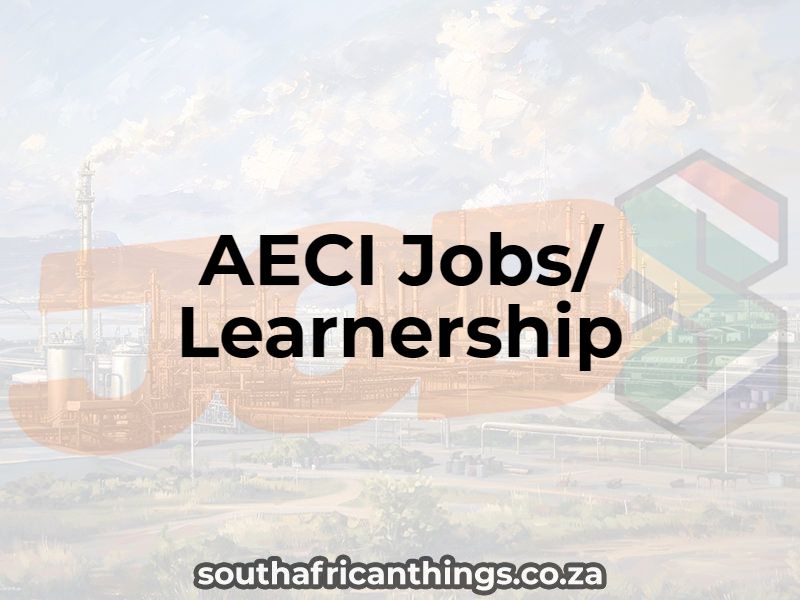 AECI Jobs/ Learnership