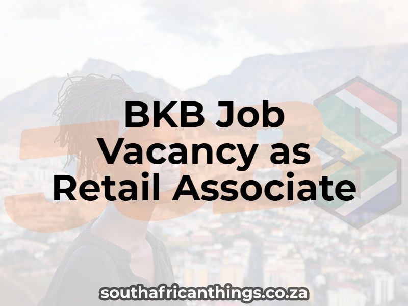 BKB Job Vacancy as Retail Associate